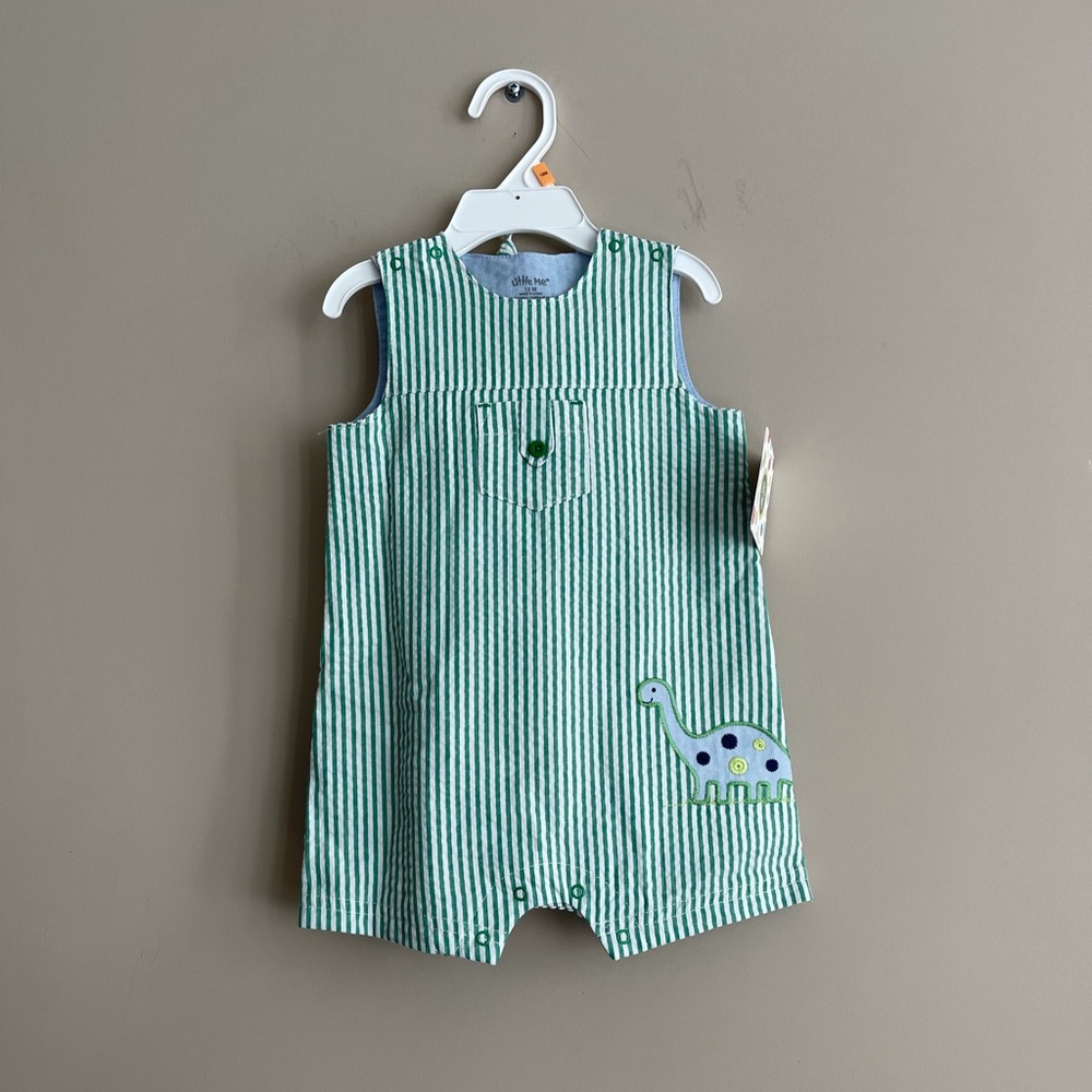 Little me one piece with hat 9M brand new